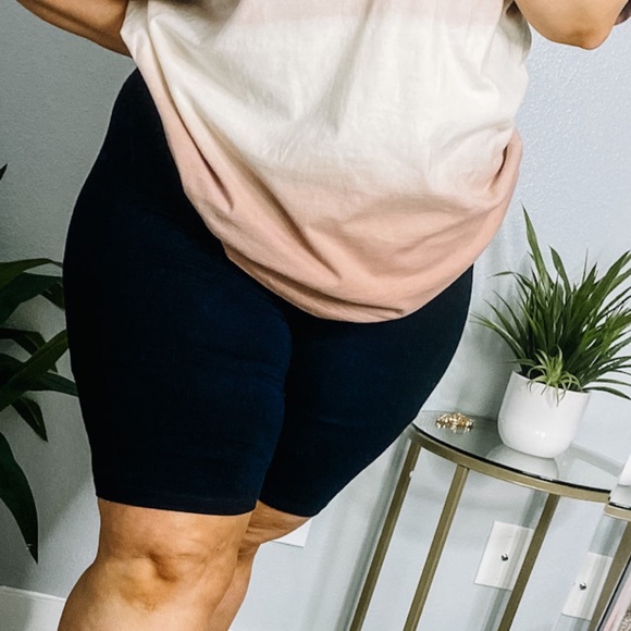 Change With Time Biker Shorts in Black - Picture 1 of 2